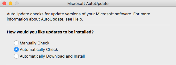 install microsoft autoupdate for mac